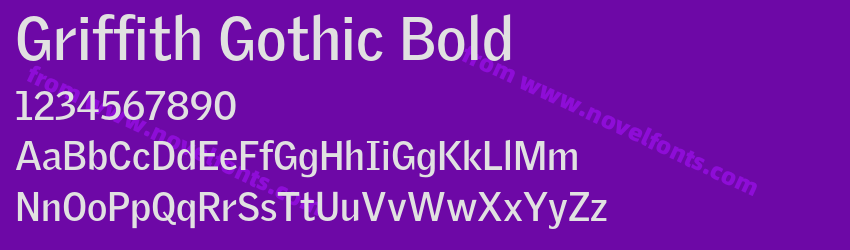 Griffith Gothic BoldPreview Griffith Gothic BoldPreview