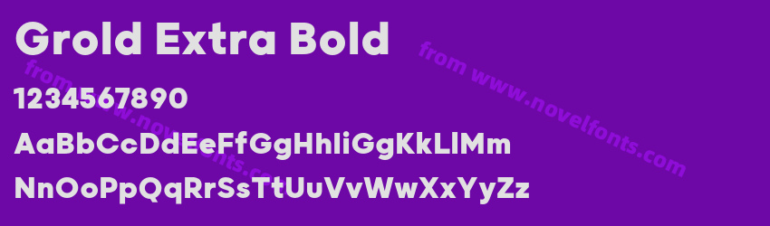 Grold Extra BoldPreview