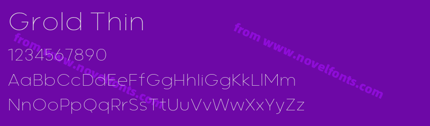 Grold ThinPreview Grold ThinPreview