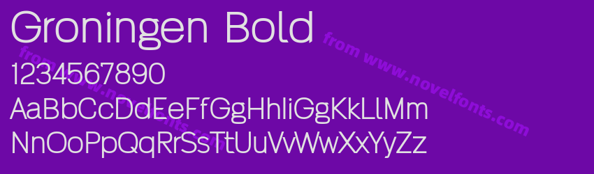 Groningen BoldPreview Groningen BoldPreview