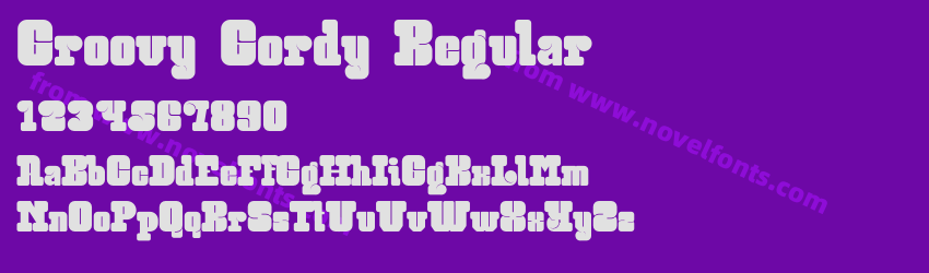 Groovy Gordy RegularPreview Groovy Gordy RegularPreview