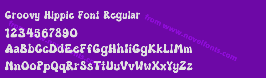 Groovy Hippie Font RegularPreview Groovy Hippie Font RegularPreview