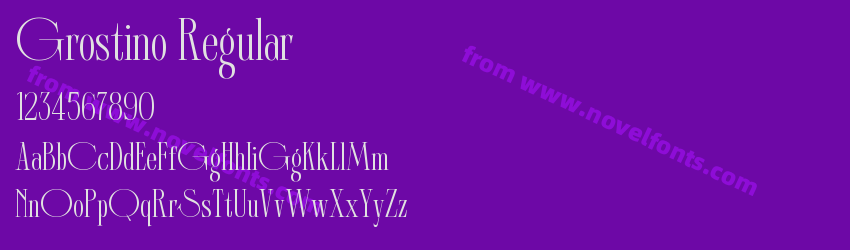 Grostino RegularPreview