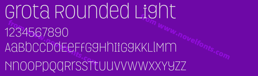 Grota Rounded LightPreview Grota Rounded LightPreview