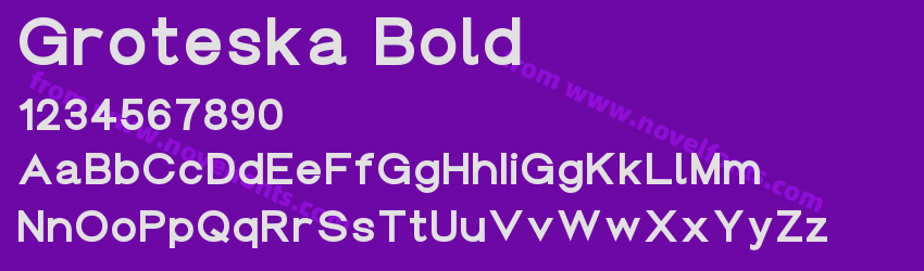 Groteska BoldPreview Groteska BoldPreview