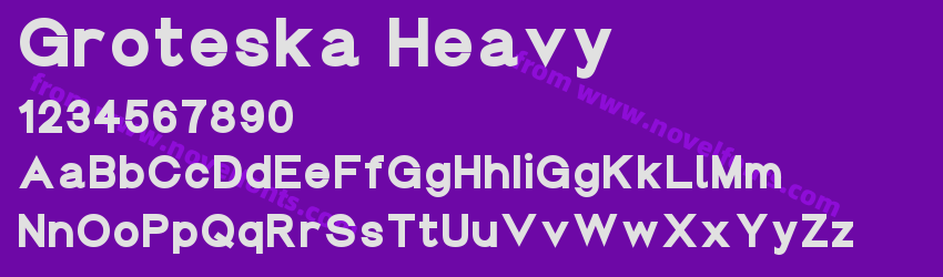Groteska HeavyPreview Groteska HeavyPreview