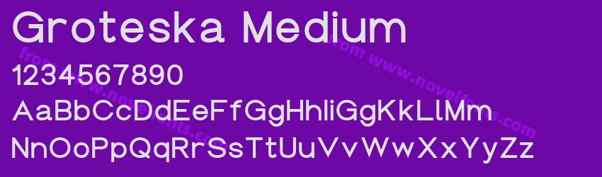Groteska MediumPreview Groteska MediumPreview