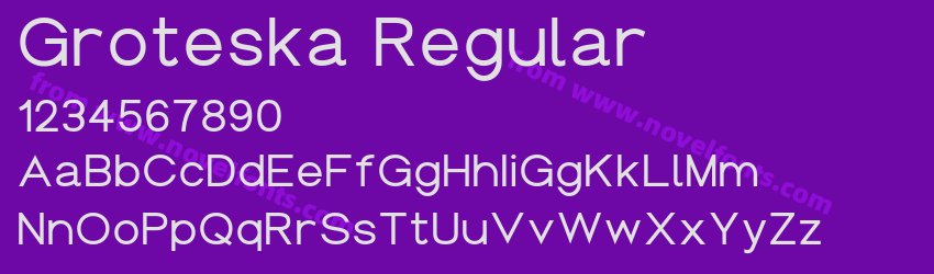 Groteska RegularPreview Groteska RegularPreview