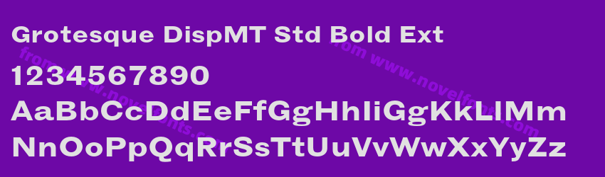 Grotesque DispMT Std Bold ExtPreview Grotesque DispMT Std Bold ExtPreview