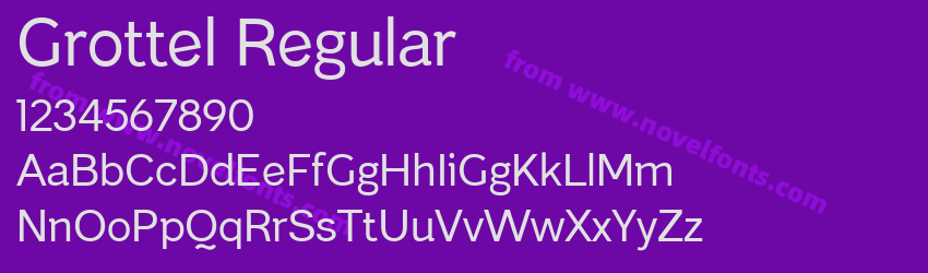 Grottel RegularPreview Grottel RegularPreview