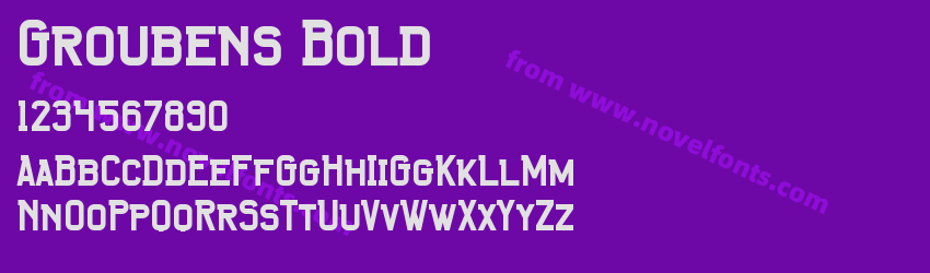 Groubens BoldPreview Groubens BoldPreview