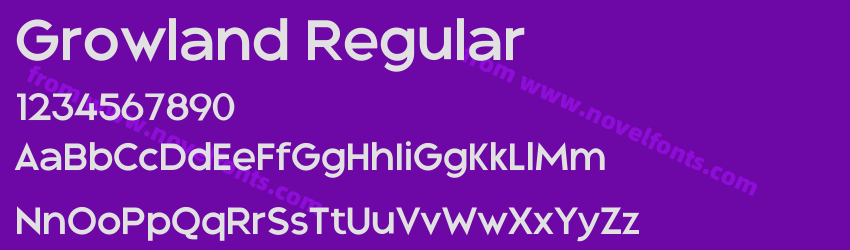 Growland RegularPreview Growland RegularPreview