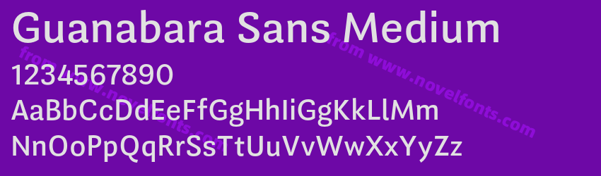 Guanabara Sans MediumPreview Guanabara Sans MediumPreview