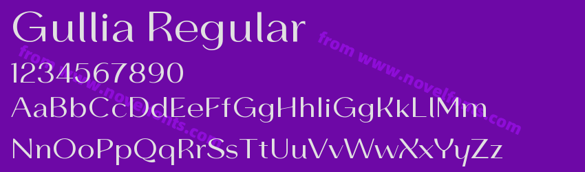 Gullia RegularPreview Gullia RegularPreview