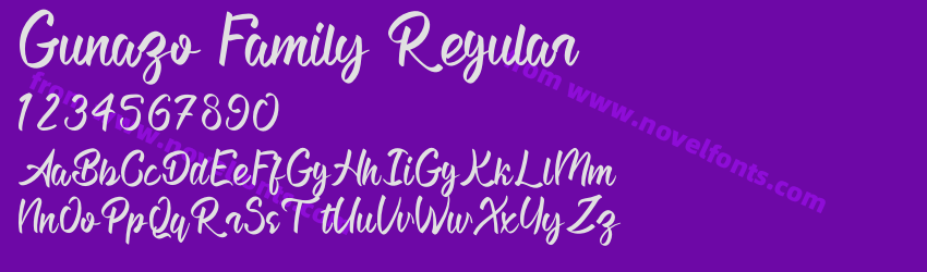 Gunazo Family RegularPreview