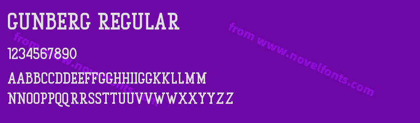 Gunberg RegularPreview Gunberg RegularPreview