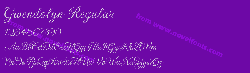 Gwendolyn RegularPreview Gwendolyn RegularPreview