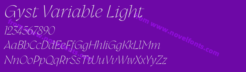 Gyst Variable LightPreview Gyst Variable LightPreview