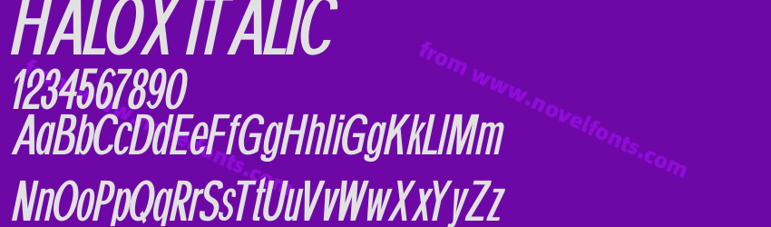 HALOX ITALICPreview HALOX ITALICPreview