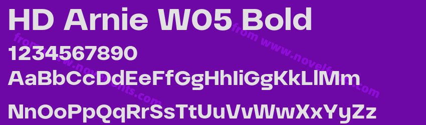 HD Arnie W05 BoldPreview HD Arnie W05 BoldPreview