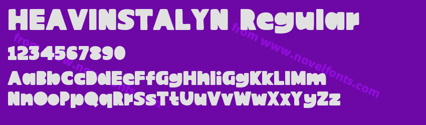 HEAVINSTALYN RegularPreview HEAVINSTALYN RegularPreview