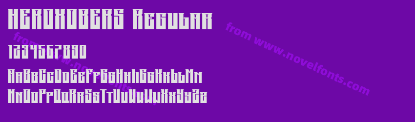 HEROXOBERS RegularPreview HEROXOBERS RegularPreview