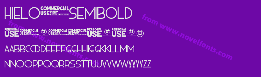 HIELO SemiboldPreview
