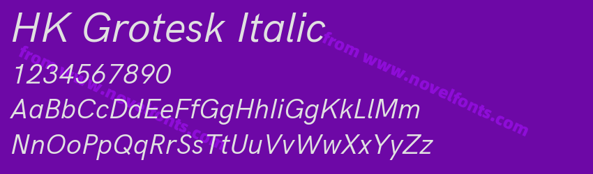 HK Grotesk ItalicPreview HK Grotesk ItalicPreview