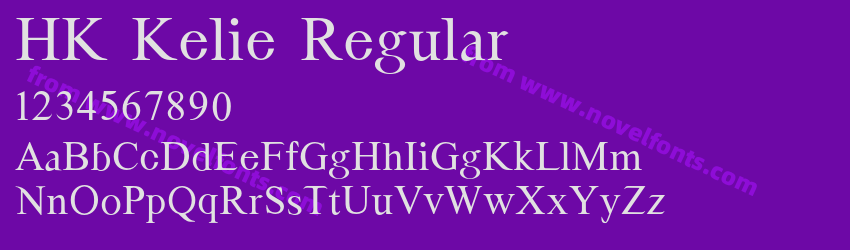 HK Kelie RegularPreview HK Kelie RegularPreview