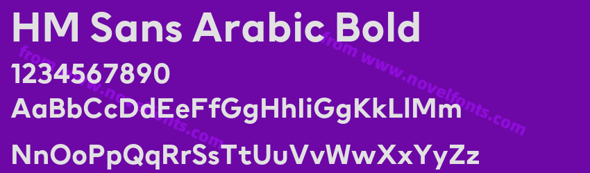 HM Sans Arabic BoldPreview HM Sans Arabic BoldPreview