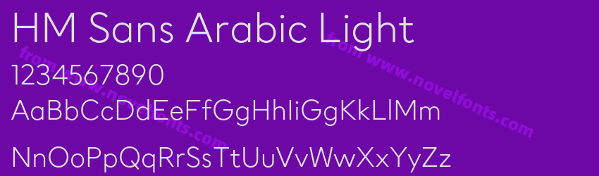 HM Sans Arabic LightPreview HM Sans Arabic LightPreview