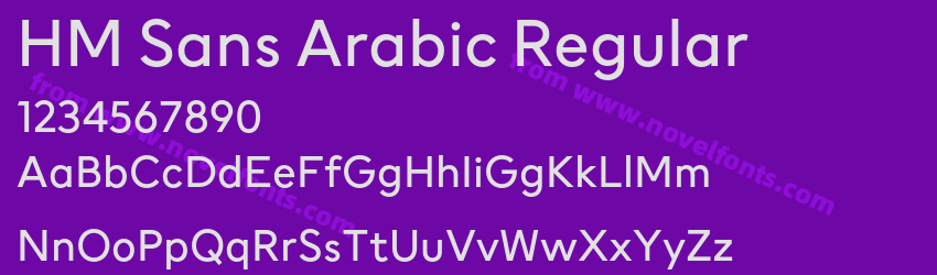 HM Sans Arabic RegularPreview HM Sans Arabic RegularPreview