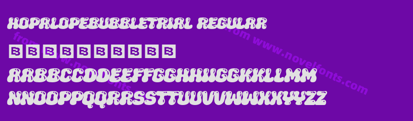 HOPALOPEBUBBLETRIAL RegularPreview HOPALOPEBUBBLETRIAL RegularPreview