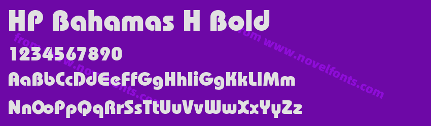 HP Bahamas H BoldPreview HP Bahamas H BoldPreview