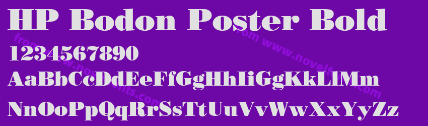 HP Bodon Poster BoldPreview HP Bodon Poster BoldPreview