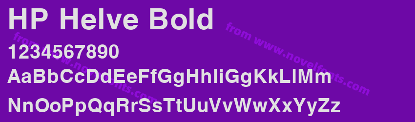 HP Helve BoldPreview