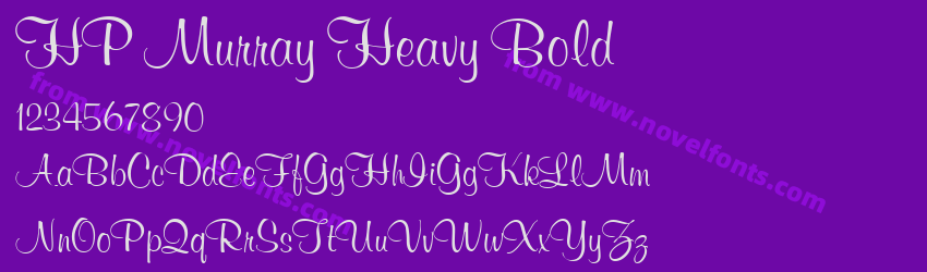 HP Murray Heavy BoldPreview HP Murray Heavy BoldPreview