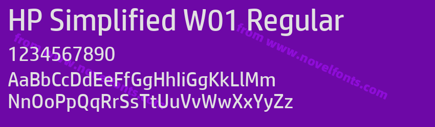 HP Simplified W01 RegularPreview HP Simplified W01 RegularPreview