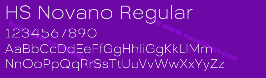 HS Novano RegularPreview HS Novano RegularPreview