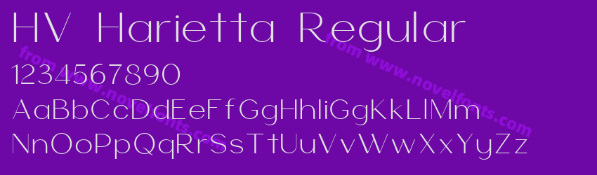 HV Harietta RegularPreview HV Harietta RegularPreview