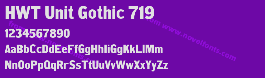 HWT Unit Gothic 719Preview HWT Unit Gothic 719Preview