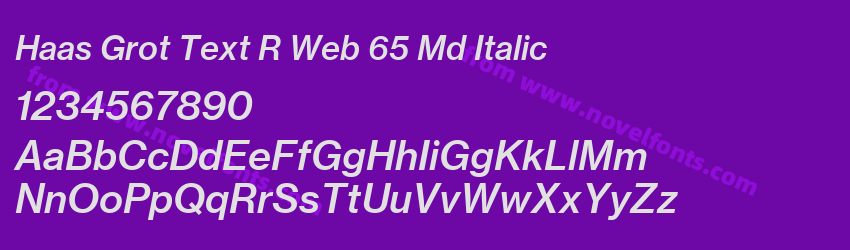 Haas Grot Text R Web 65 Md ItalicPreview Haas Grot Text R Web 65 Md ItalicPreview