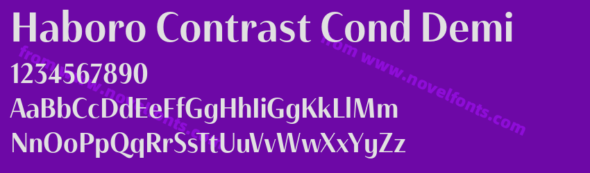 Haboro Contrast Cond DemiPreview Haboro Contrast Cond DemiPreview