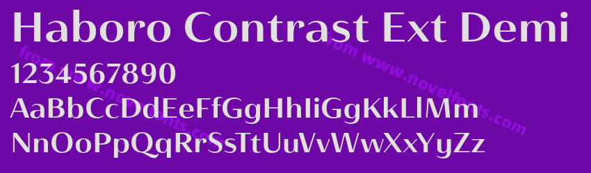 Haboro Contrast Ext DemiPreview Haboro Contrast Ext DemiPreview