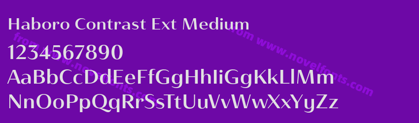 Haboro Contrast Ext MediumPreview Haboro Contrast Ext MediumPreview