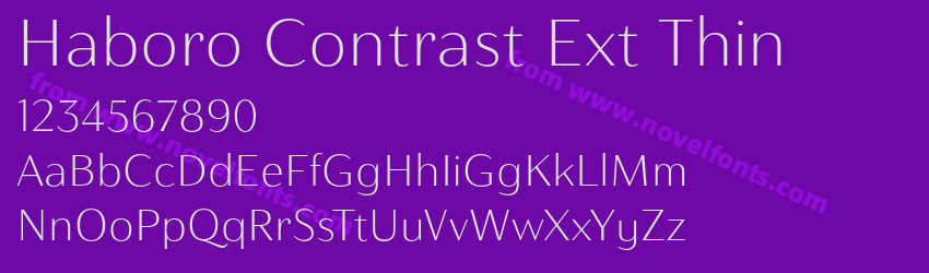 Haboro Contrast Ext ThinPreview Haboro Contrast Ext ThinPreview