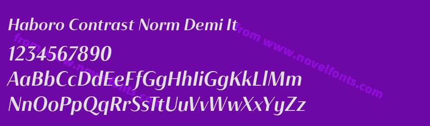 Haboro Contrast Norm Demi ItPreview Haboro Contrast Norm Demi ItPreview