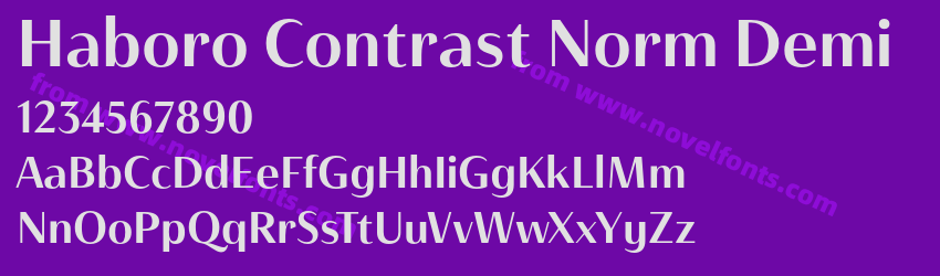 Haboro Contrast Norm DemiPreview Haboro Contrast Norm DemiPreview