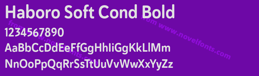 Haboro Soft Cond BoldPreview Haboro Soft Cond BoldPreview