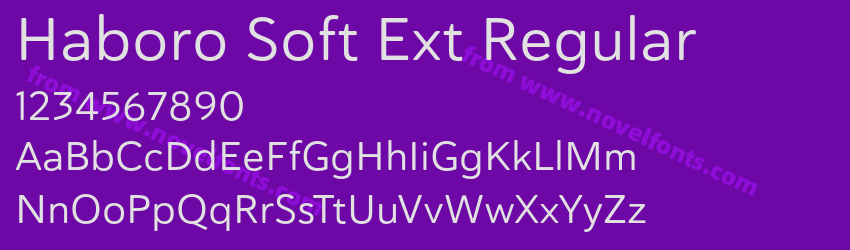 Haboro Soft Ext RegularPreview Haboro Soft Ext RegularPreview